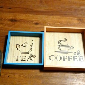 Coffee and tea trays